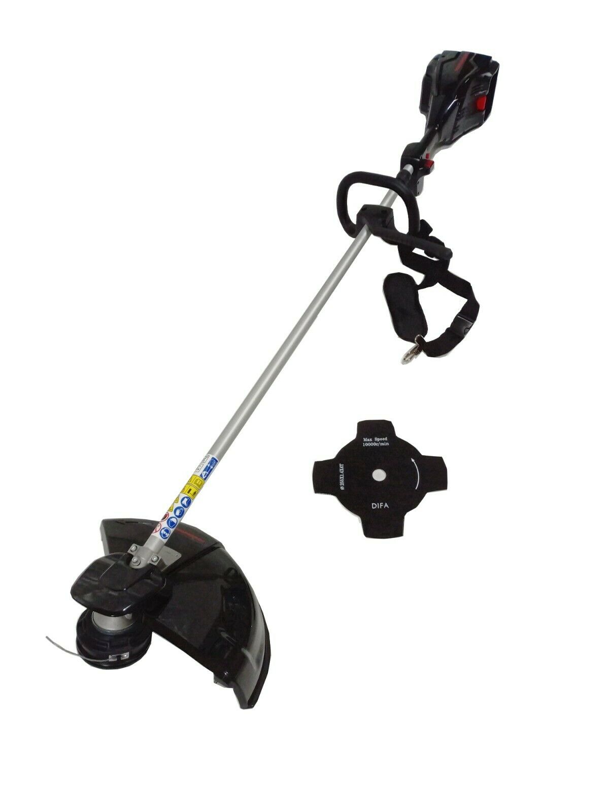 Powerworks Akku-Rasentrimmer PC82ST ohne Akku, ohne Ladegerät Powerworks