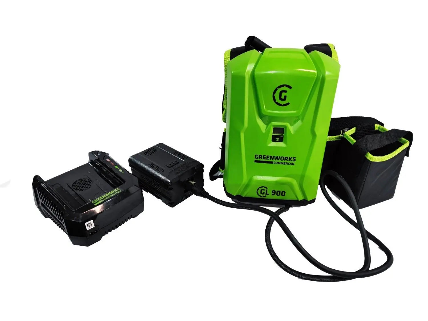 Greenworks Akku-Rucksack GC82B10BP 82 V, 12,5 Ah, 900 Wh, Rucksackbatterie 80V GreenWorks