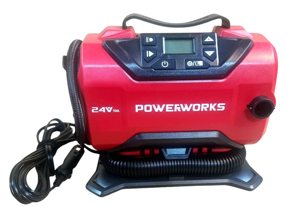 Powerworks Kompressor P24IN 24V ohne Akku und Ladegerät PowerWorks