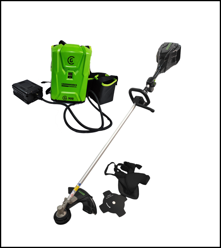 Greenworks Akku-Trimmer GC82ST Incl Akkurucksack 12,5 Ah und Ladegerät garten-werkzeugshop