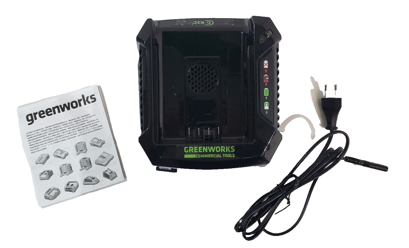 GREENWORKS 82 VOLT BATTERIE-SCHNELLLADEGERÄT GC82C GreenWorks