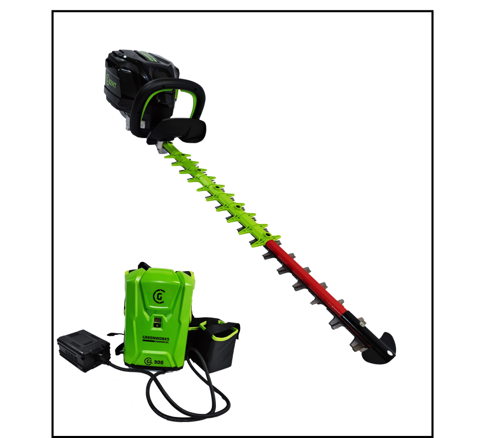 Greenworks 82 V Akku-Heckenschere GC82HT incl. Rucksackakku 12Ah und Ladegerät garten-werkzeugshop