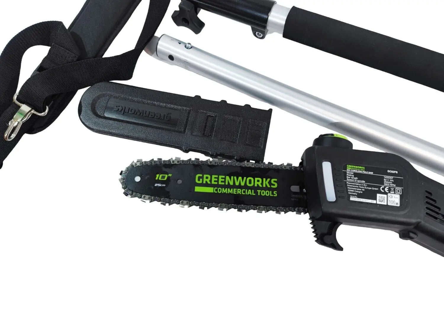 Greenworks Hochentaster GC82PS kompatibel Powerworks Cramer 82V ohne Akku GreenWorks