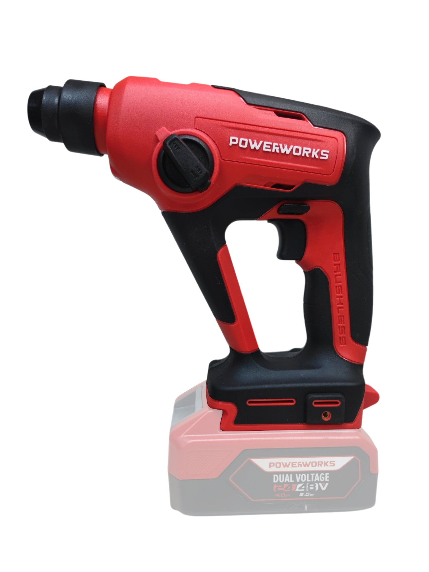 Powerworks Akku-Bohrhammer PD24SDS1 ohne Akku und Ladegerät PowerWorks