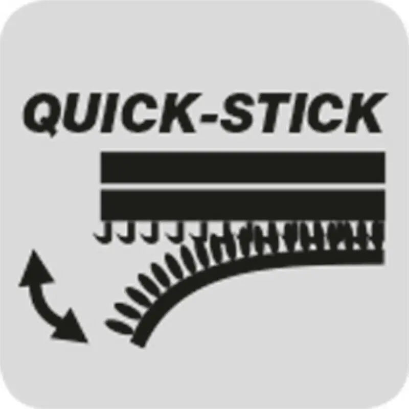 Qick-Stick Schleifdreiecke, Holz & Lack, Silberschliff, 93mm, 5 Stück Packung KWB