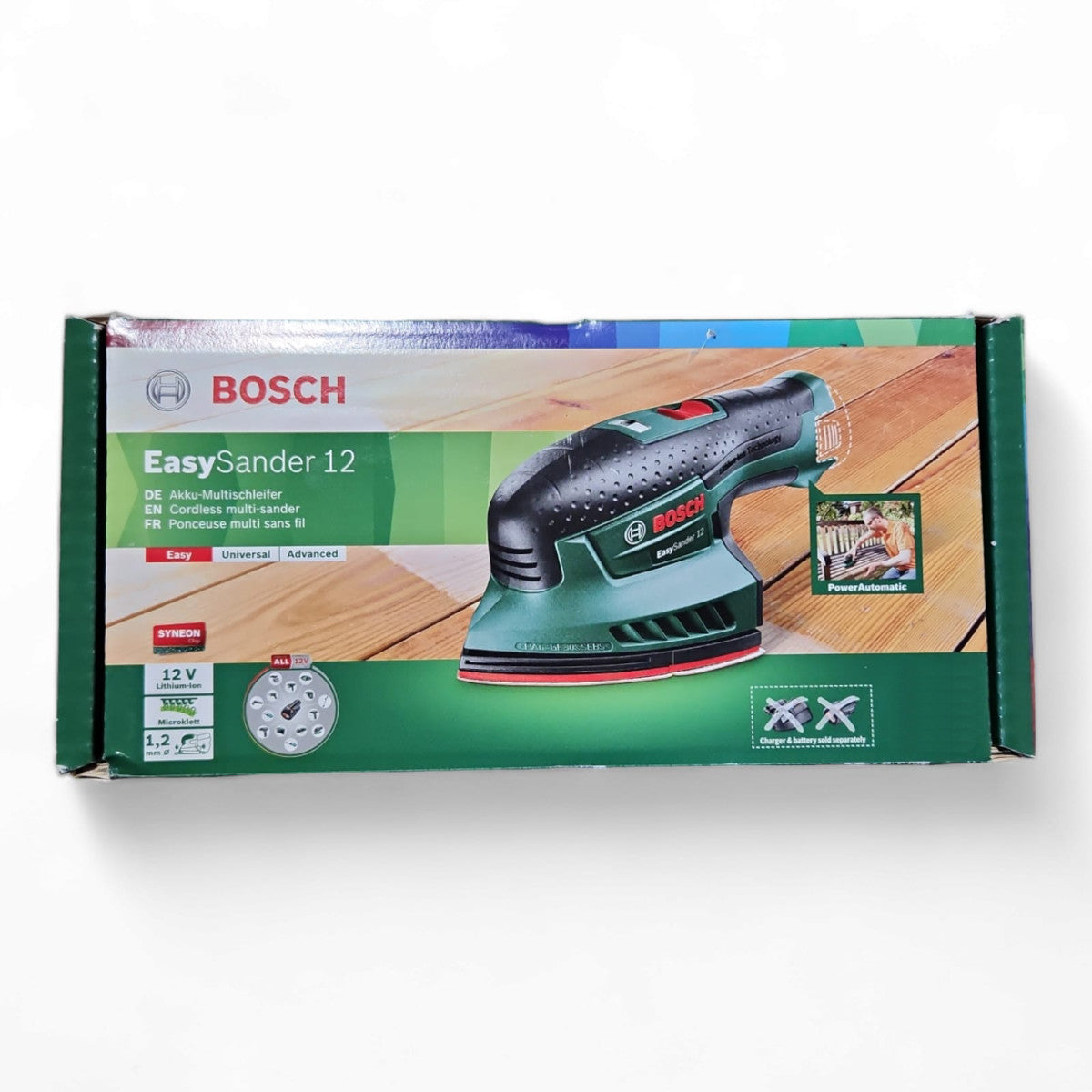 BOSCH EasySander 12 Akku Multischleifer ohne Akku und Ladegerät Bosch