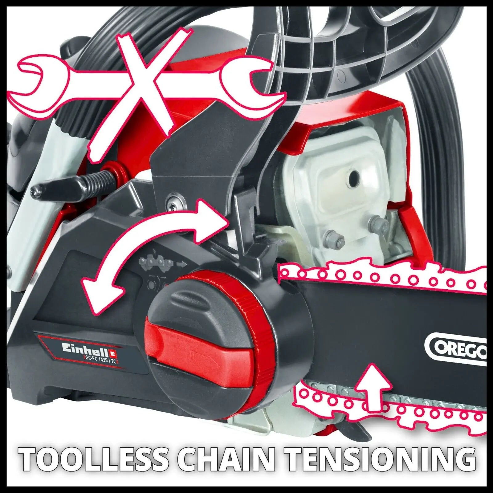 Einhell GC-PC 1435 I TC Benzin Kettensäge Einhell