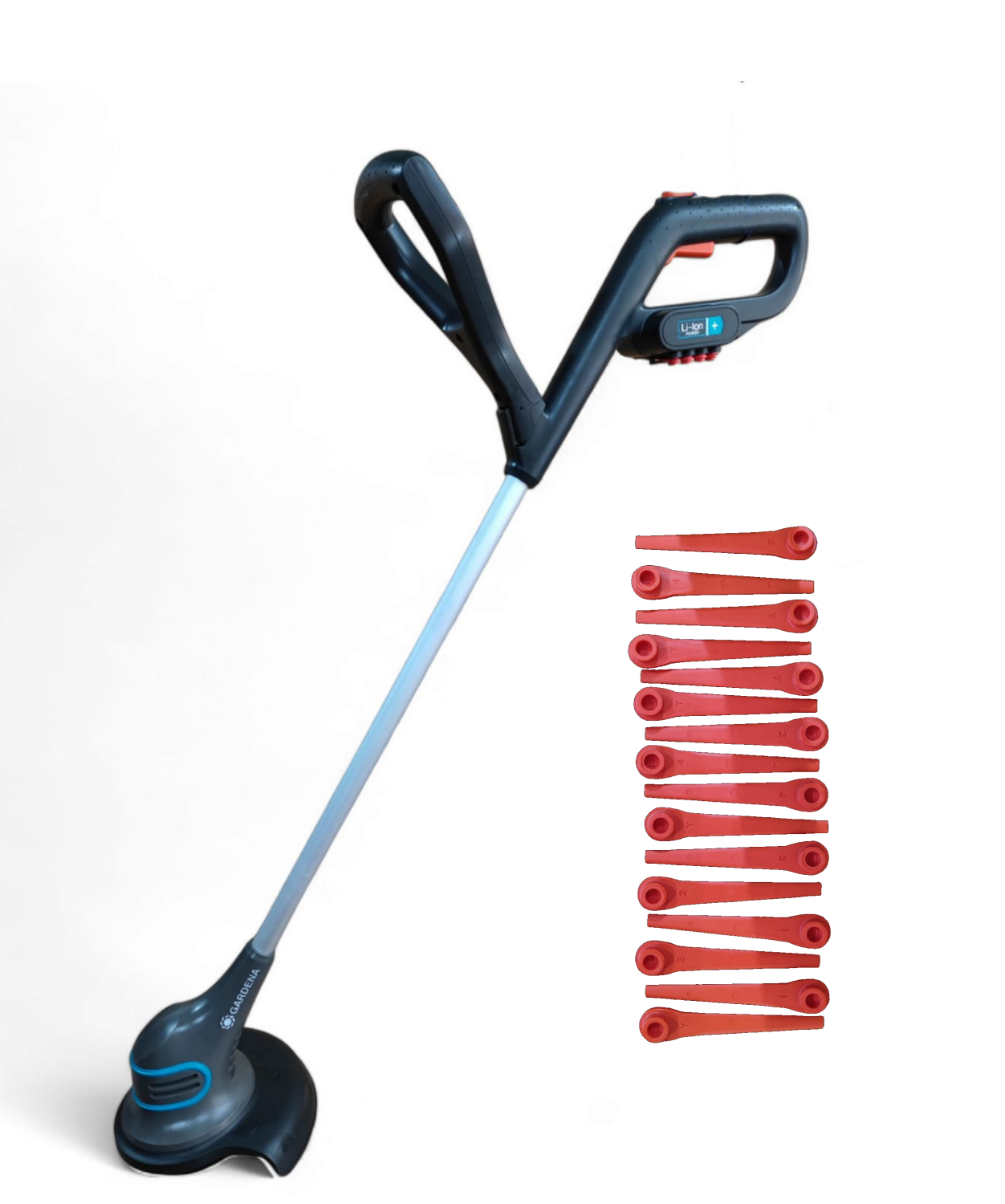Gardena SmallCut Li-23R Akku Rasentrimmer + Ersatzmesser GARDENA