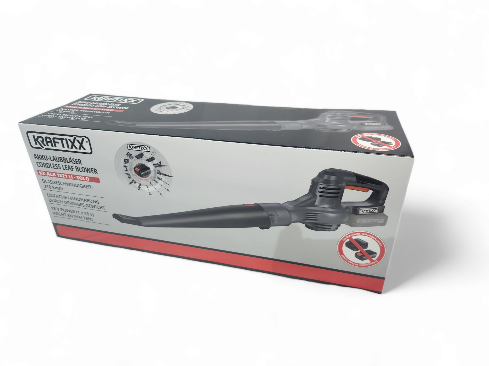 Akku Laubsauger KX-ALB 1821 LI-Solo 210 km/h Kraftixx