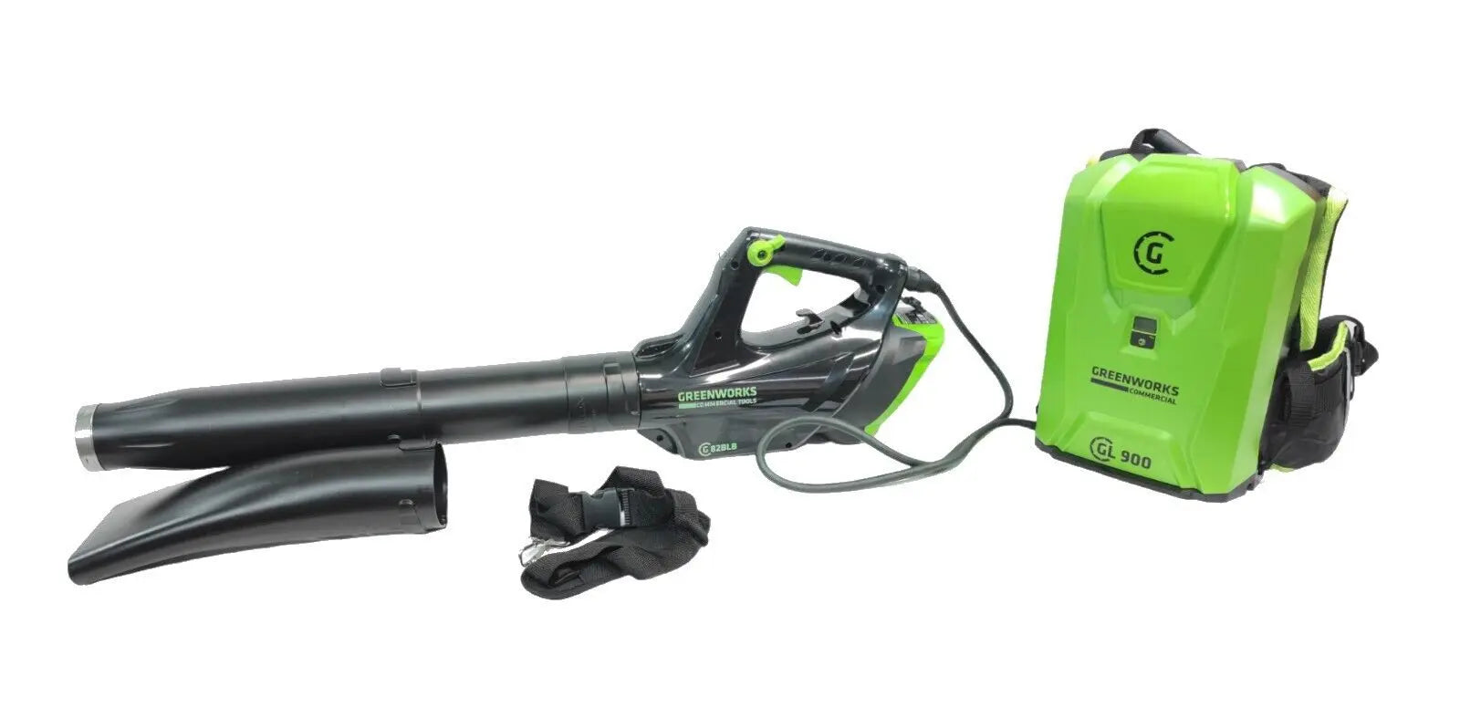 Greenworks 82 V Laubbläser GC82BLB Incl. Rucksack-Akku 82 V 12,5Ah 900 Wh GreenWorks