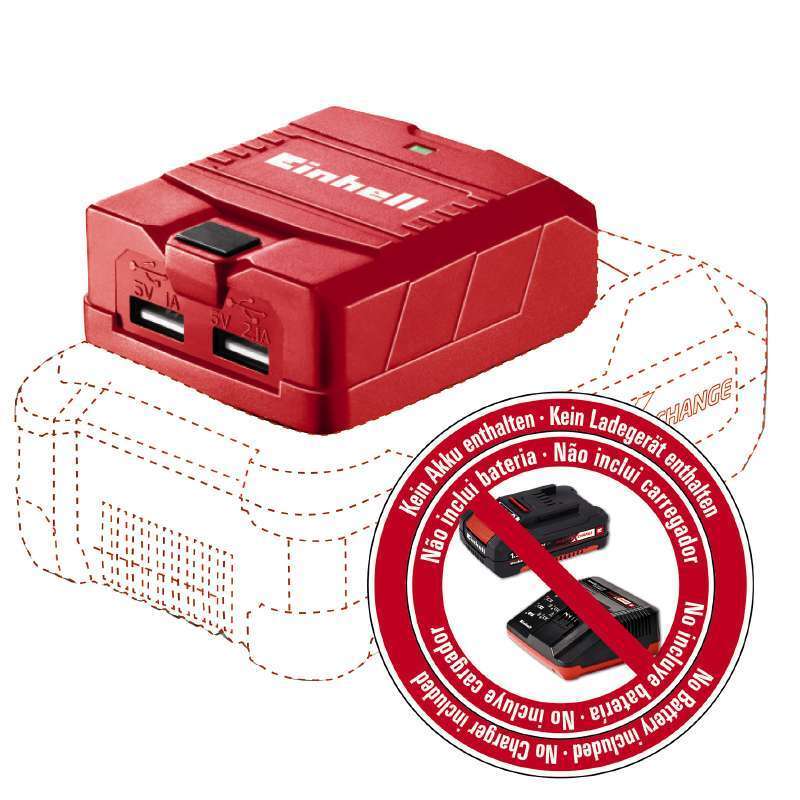 Einhell USB-Akku-Adapter TE-CP 18 Li USB - Solo Einhell