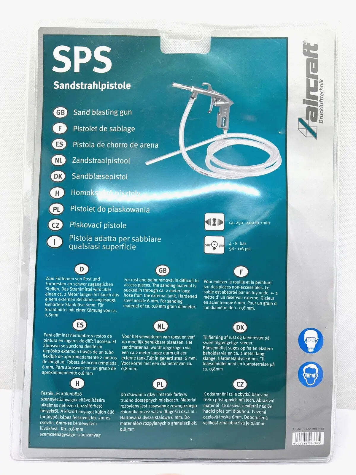 AIRCRAFT Sandstrahlpistole SPS aircraft