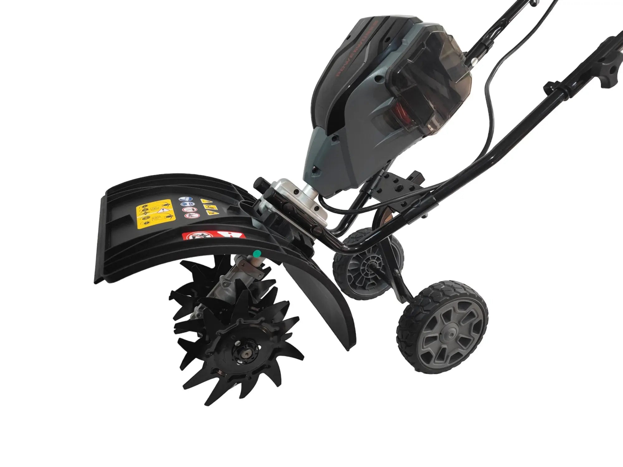 Powerworks Akku-Bodenhacke P60TL mit Radantrieb 60 V, ohne Akku ,ohne Ladegerät Powerworks