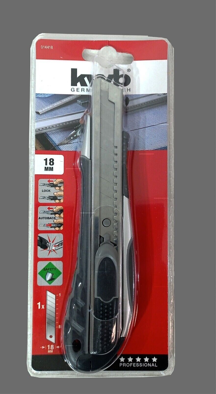KWB Sicherheits-Abbrechklingenm Autolock Cuttermesser 2 in 1