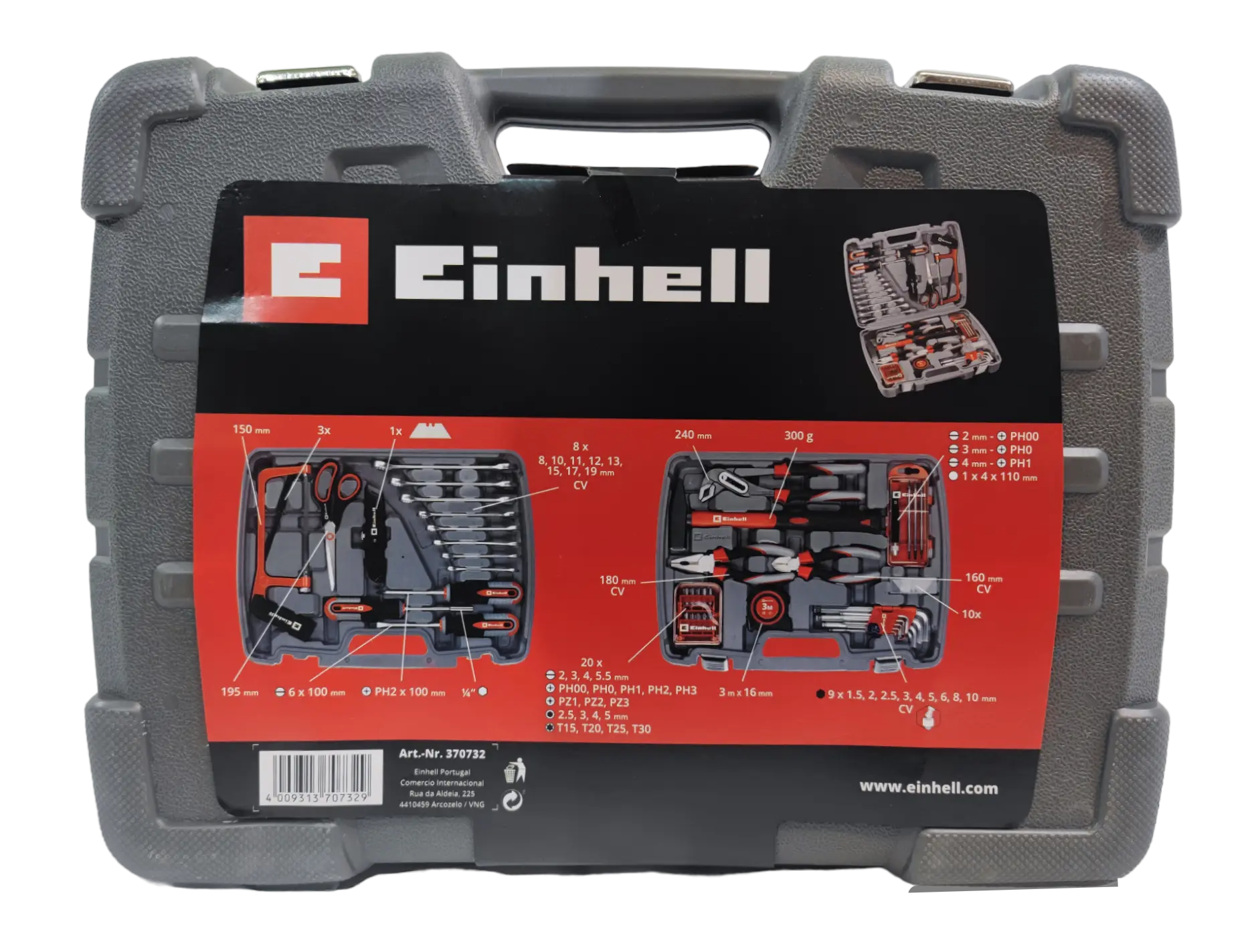 Einhell Werkzeugkoffer 65-teilig Werkzeug Einhell