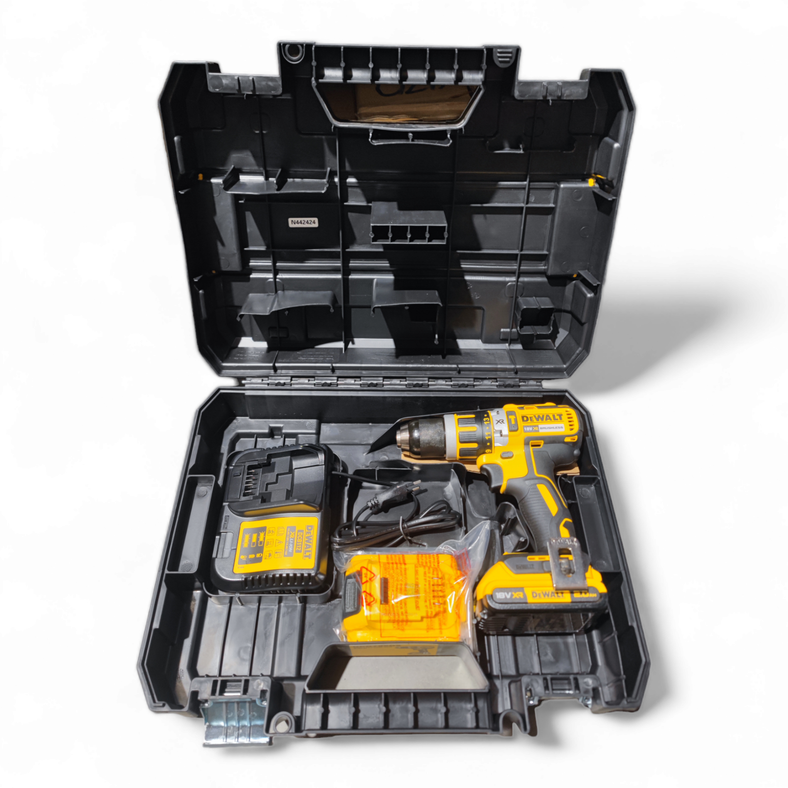 DeWALT Akku-Schlagbohrschrauber 18V DCD795D mit 2x 2,0 Ah + Lader in T-Stak Box DEWALT