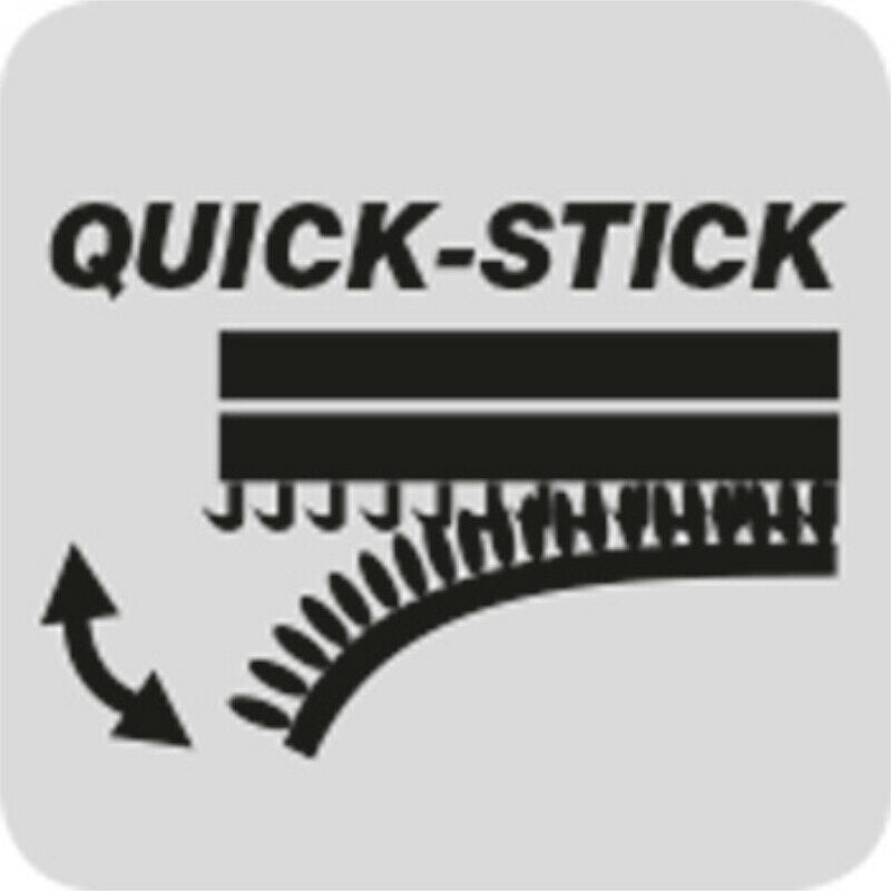 KWB Quick-Sick Schleifscheiben Silberschliff, Ø 125 mm, Gelocht, 5 Stück Packung