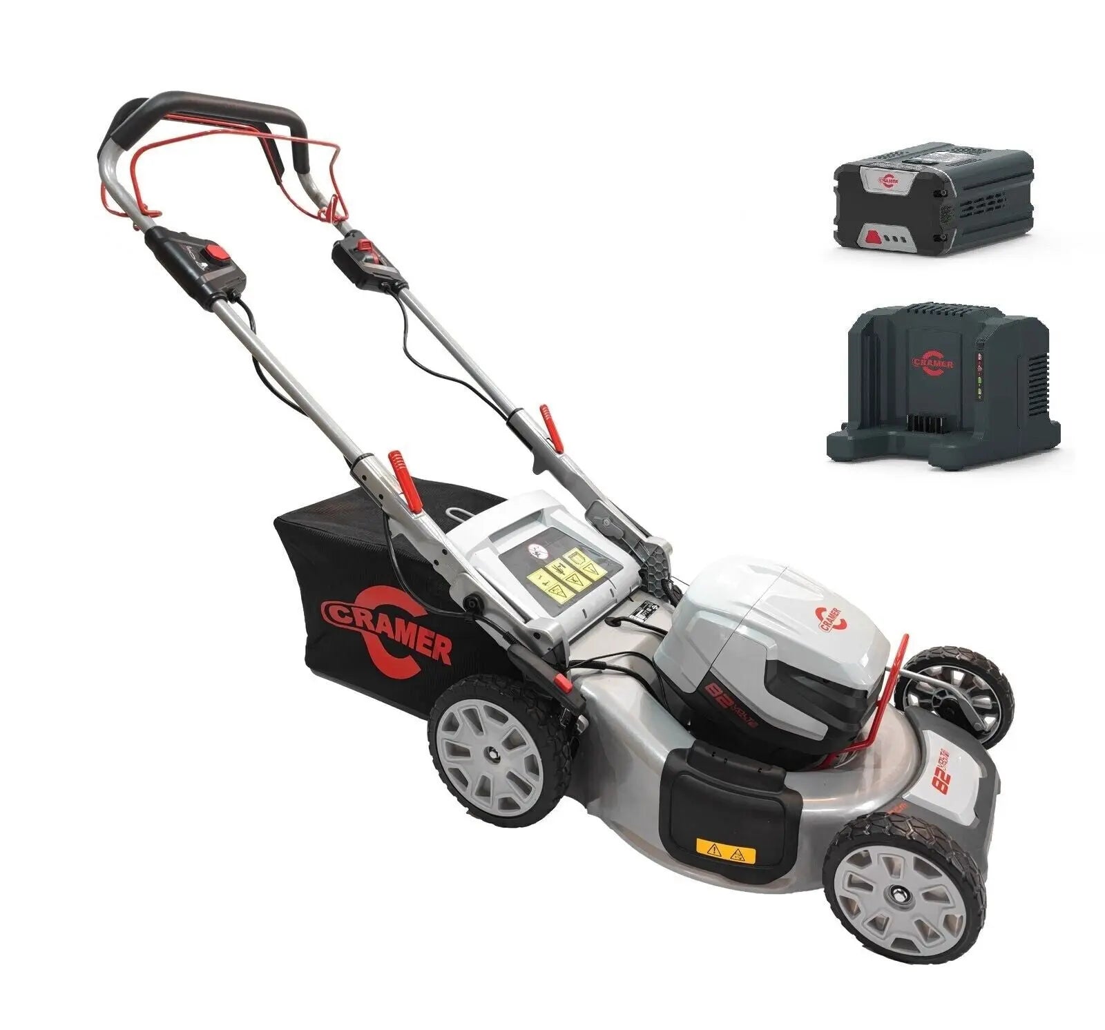 Cramer 82LM51S Akku Rasenmäher 51 cm Radantrieb inkl 1X Akku 82V 3Ah Mäher Cramer Tools