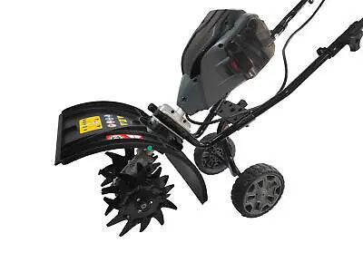 Powerworks Akku-Bodenhacke P60TL + Starterset XL 60V 2Ah und Ladegerät powerworks