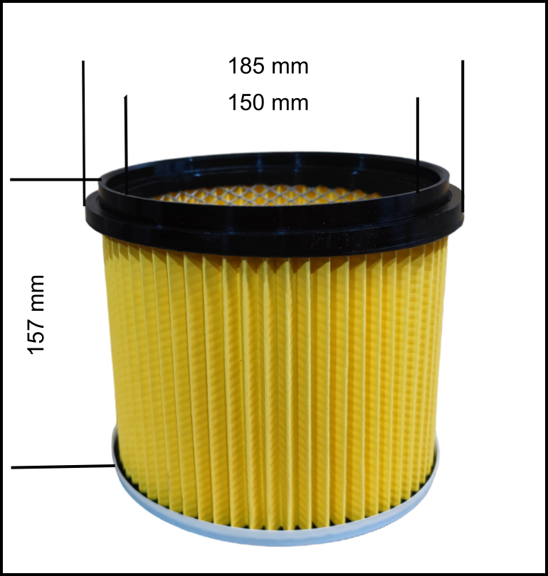 Faltenfilter für Herkules, Bavaria Black, Einhell Expert und Einhell Home garten-werkzeugshop