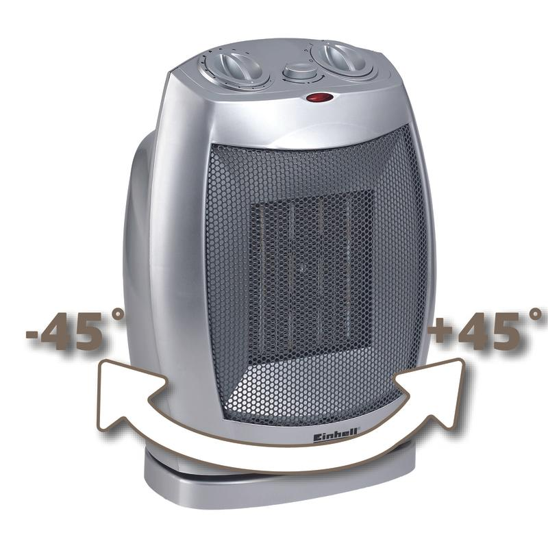 Einhell KHO 1500 Heizlüfter 1500 Watt mit 2 Heizstufen Heizgerät Einhell