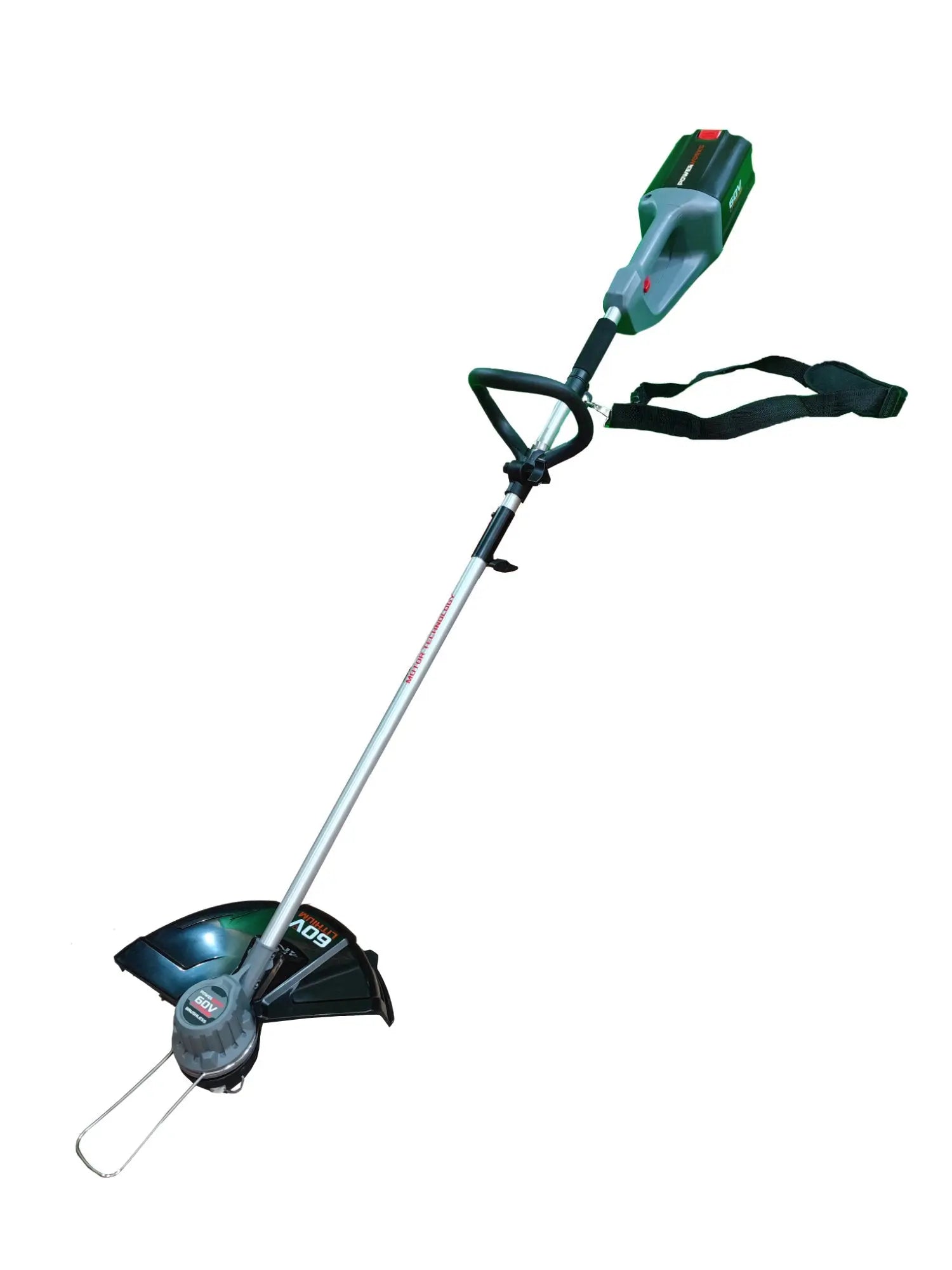 Powerworks Akku-Rasentrimmer PD60LT ohne Akku, ohne Ladegerät Powerworks