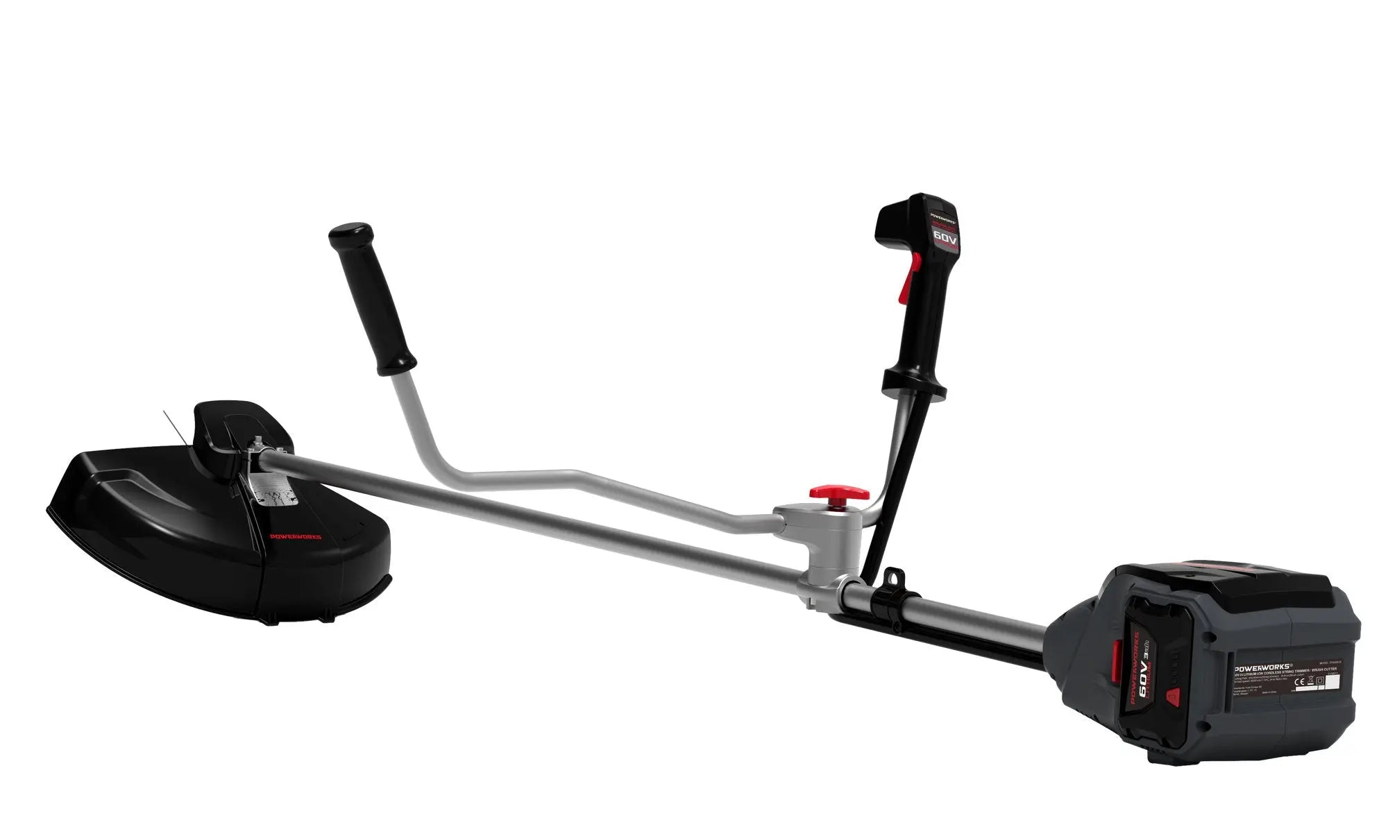 Powerworks Akku-Rasentrimmer PD60 BCB ohne Akku Powerworks