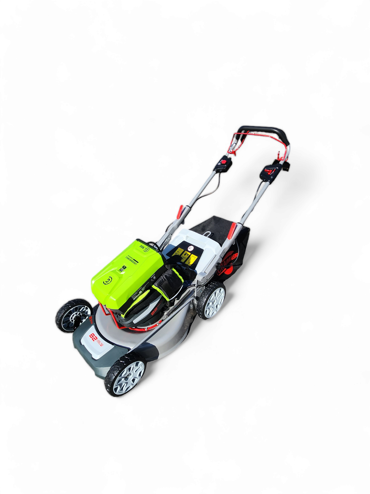 Cramer 82LM51SX Akku Rasenmäher 51 cm + Greenworks Akkurucksack 82V 12,5 Ah Cramer Tools