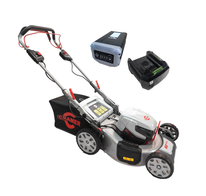 Akku Rasenmäher Cramer 82LM51S inklusive Akku 6Ah und Ladegerät Cramer Tools