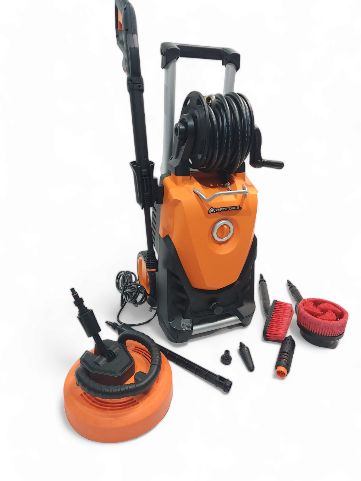 YardForce EW N16 Hochdruckreiniger 170 Bar 2500 W Terrassenreiniger Schmutzfräse Yard Force