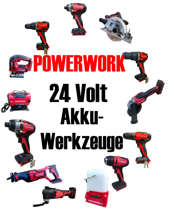 Powerworks 24V Akku-Werkzeuge