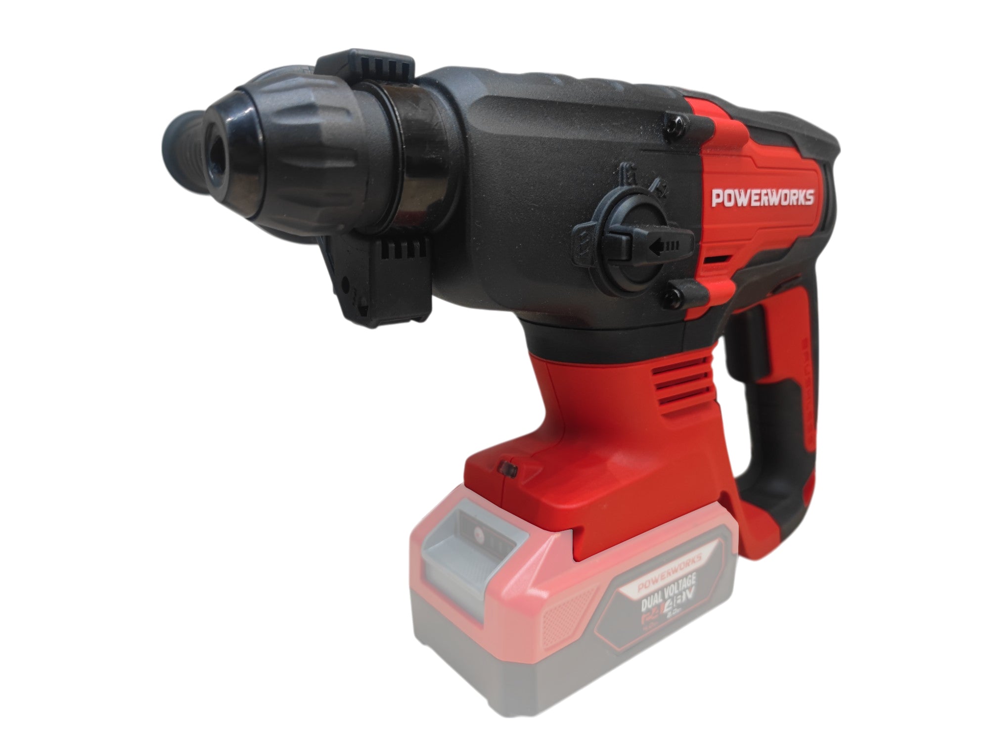 Powerworks Akku-Bohrhammer PD24SDS2 ohne Akku und Ladegerät