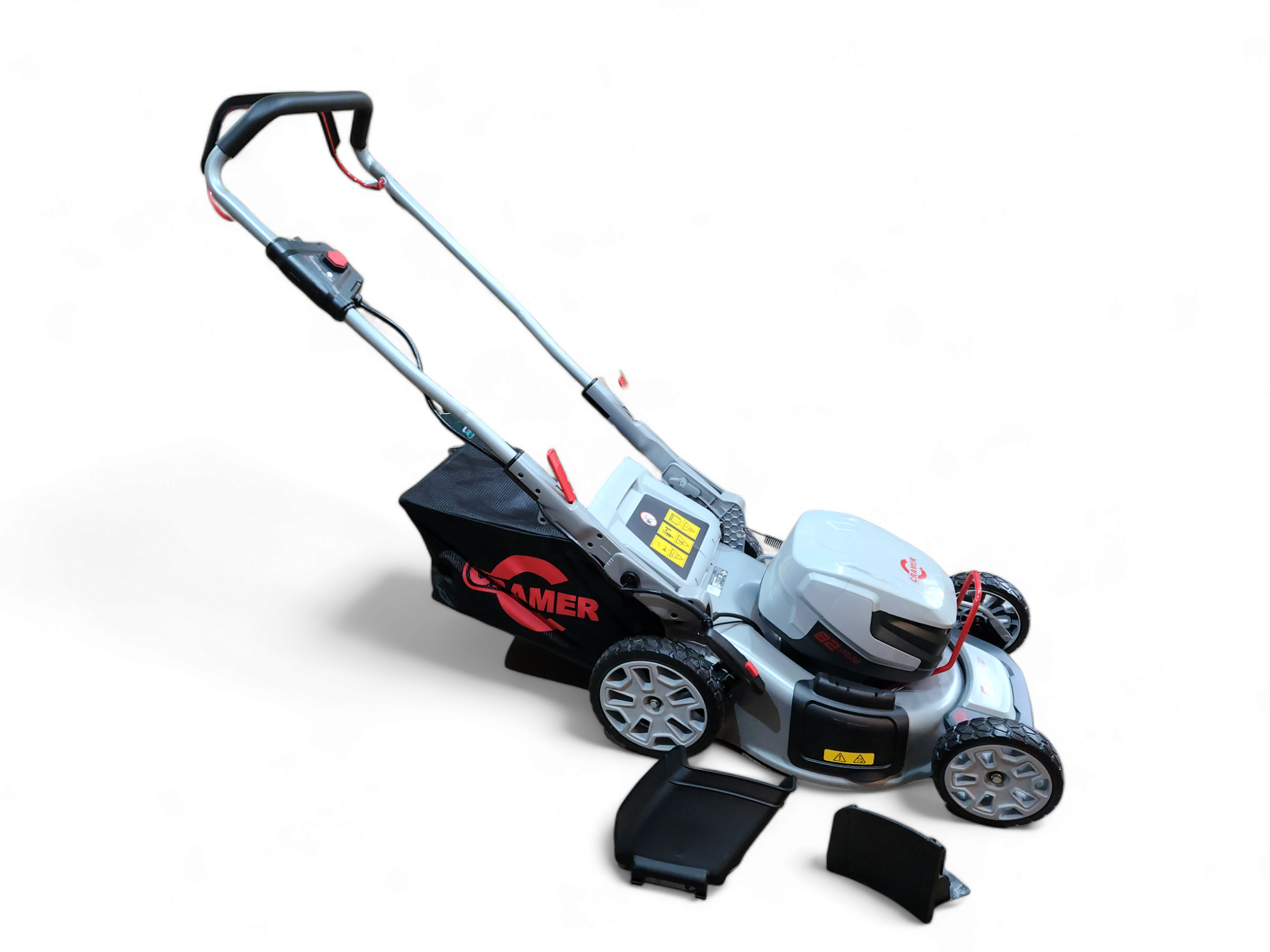 Akku Rasenmäher Cramer 82LM46  46cm Mulchmäher inklusive Akku 82V 3Ah u. Ladegerät