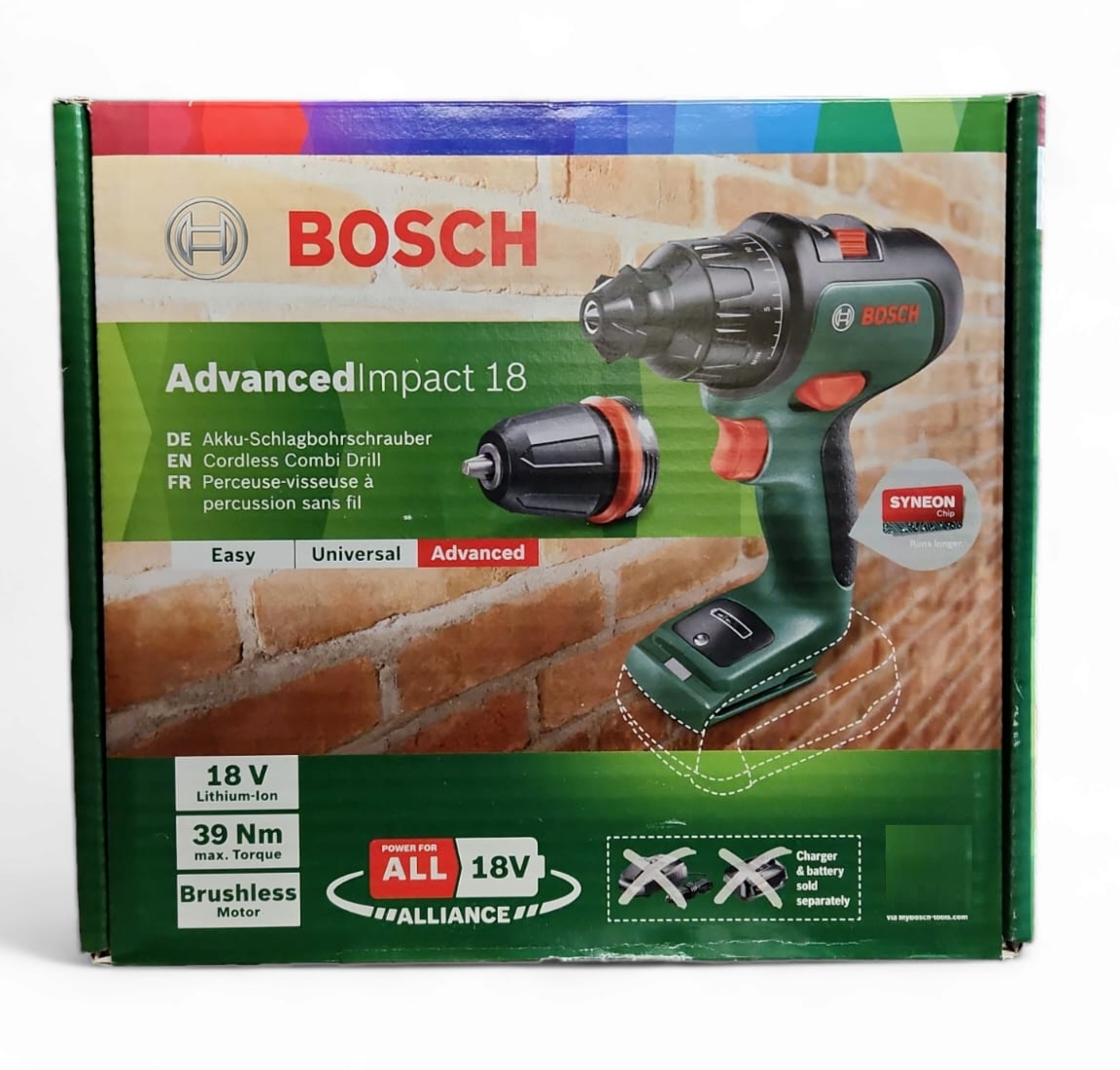 Bosch Akku Schlagbohrmaschine AdvancedImpact 18