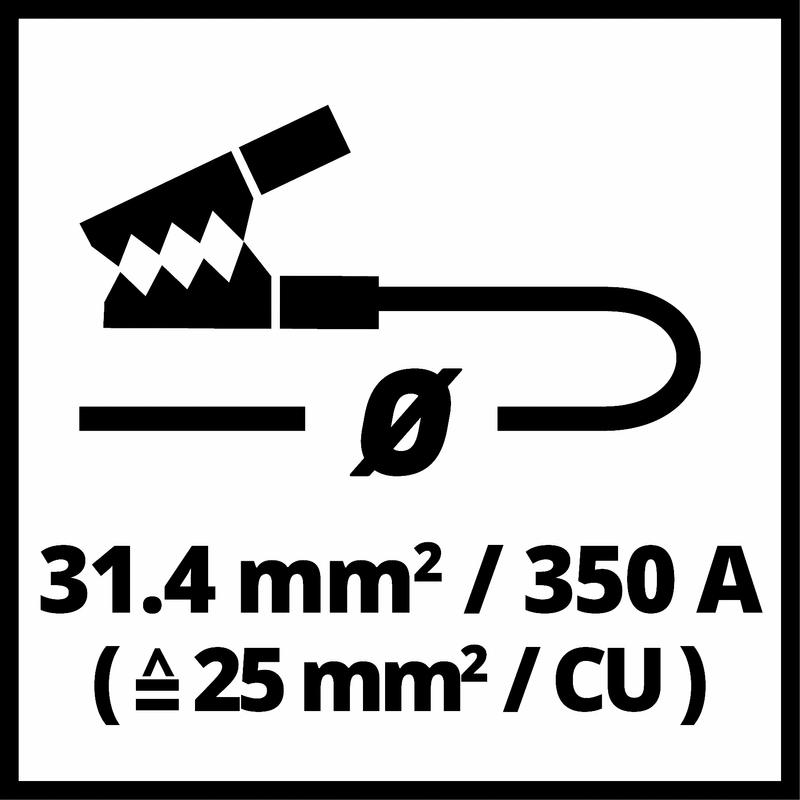Einhell BT-BO 25/1 A KFZ Starthilfekabel Überbrückungskabel  Starterkabel