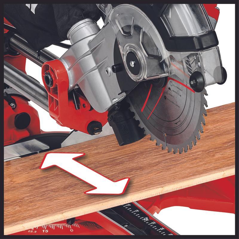 Einhell TC-SM 2131/1 Dual Zug-Kapp-Gehrungssäge Kappsäge Zugsäge Paneelsäge